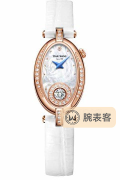 天王俪姿系列LS3907P-W腕表